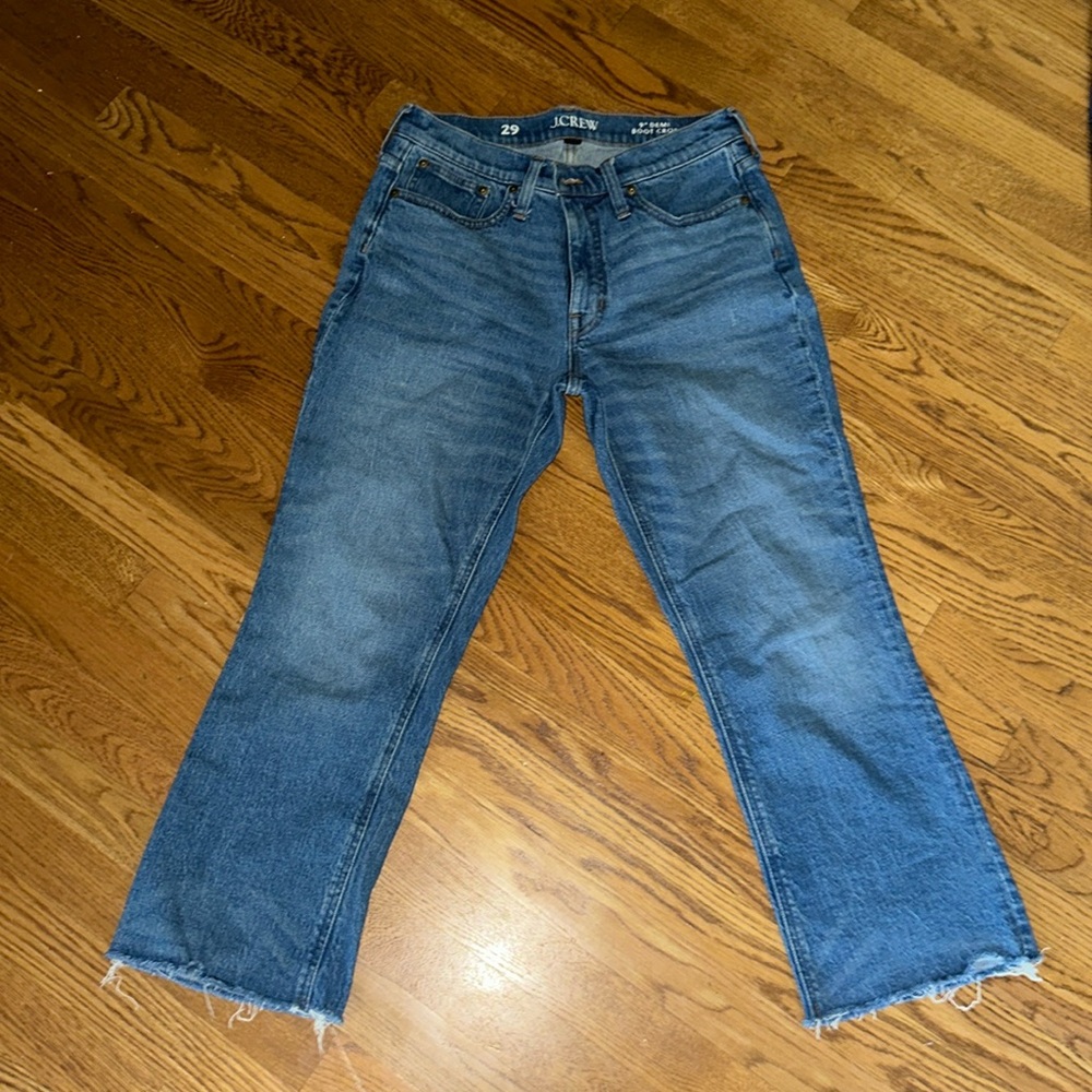 9” Demi Boot Cut crop J.CREW